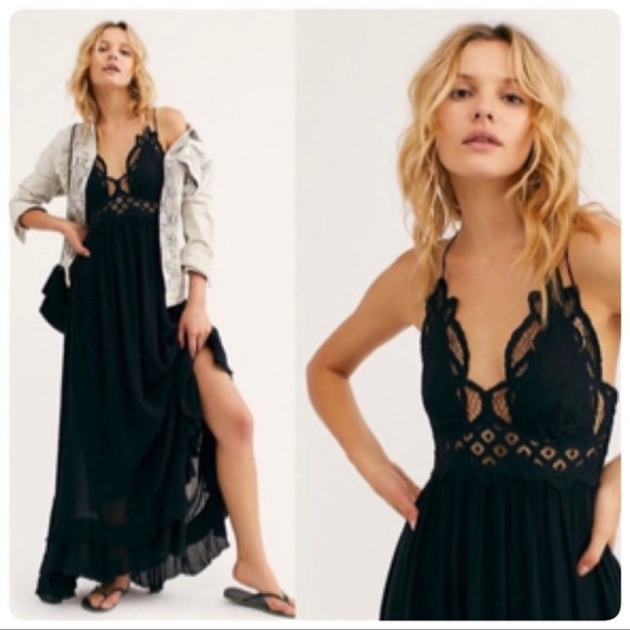 Free People ADELLA MAXI SLIP DRESS - Picture 6 of 16
